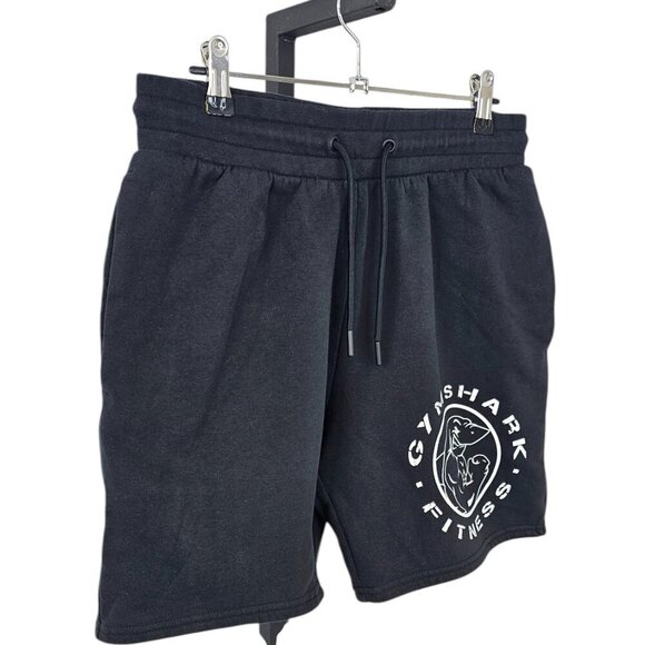 Gymshark Mens Legacy Sweat Shorts, Black, Tie Waist Size Small - Picture 8 of 9